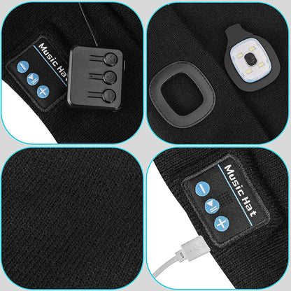 Skorter | Bluetooth Beanie Hat Light Wireless Headphones
