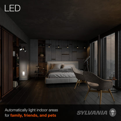 Skorter | Sylvania Led Night Light With Usb Port, 3-Color Options, 3000K, 5 Lumen, Cold White