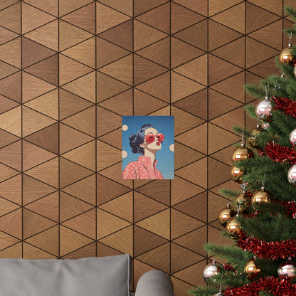 Skorter | Chic Sakura Shades Pop Poster