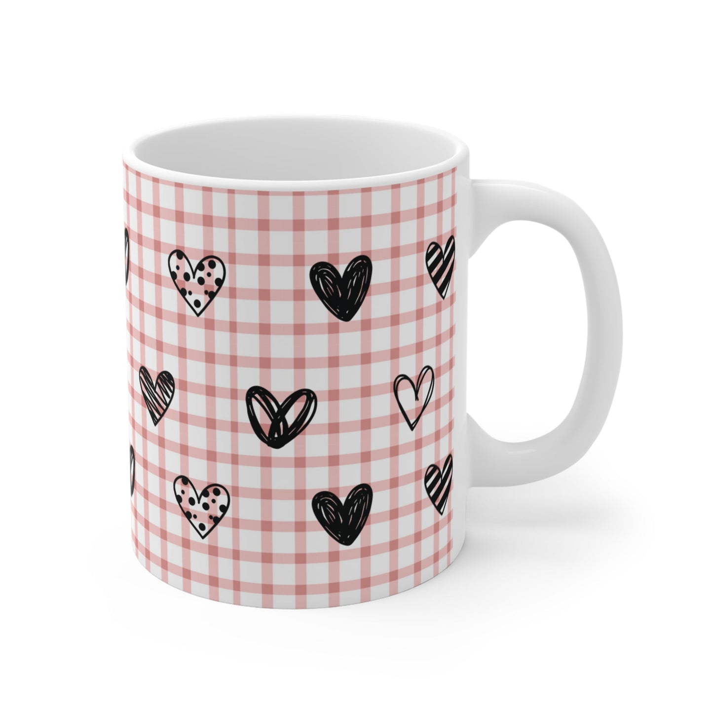 Skorter | and Hearts Pink Mug