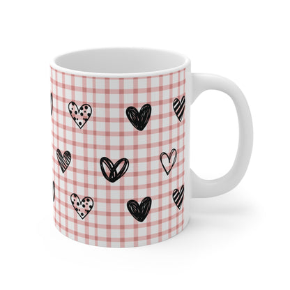 Skorter | and Hearts Pink Mug