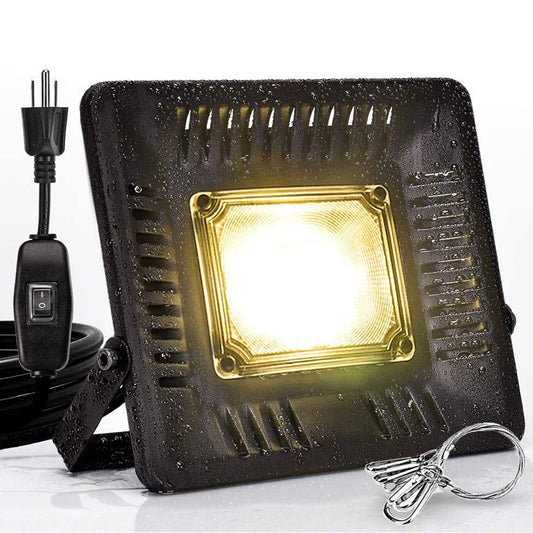 Skorter | Relassy 150W Waterproof Plant Lighting, Outdoor Grow Lights, Sun-like, Full Spectrum LED Grow Lamp, Noise-free, Ultra Thin, Heat Dissipation, For Germination, Flowering, Fruiting
