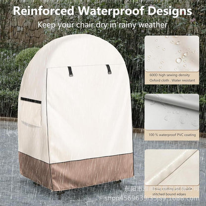 Skorter | Waterproof Egg Chair Cover with Double Zipper – Solara