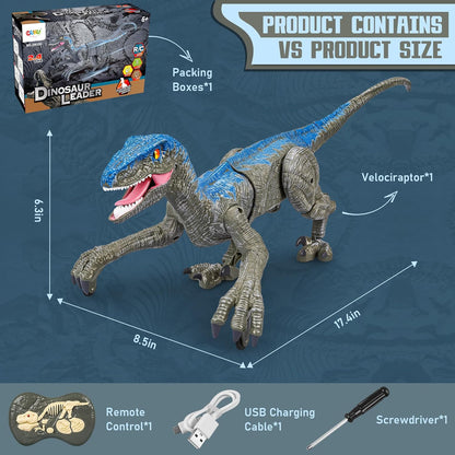 Skorter | RaptorMove – Remote Control Dinosaur Toy with Sound, LED and Realistic Movements