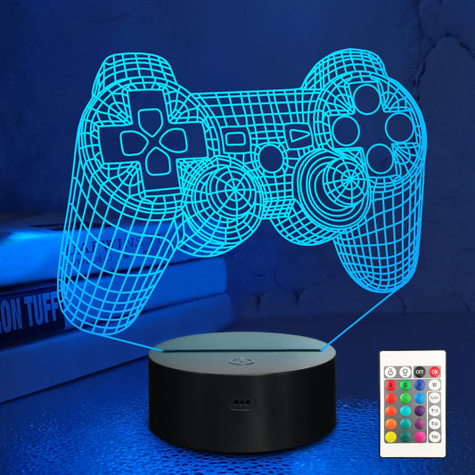 Skorter | Coopark Lampeez 3D Gamepad lamp - 16 color changing night lights for kids & gamers