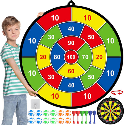 Skorter | Large double-sided dartboard for kids – Play, learn and relax