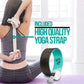 Skørter | Pete's Choice Yoga Wheels with Yoga Strap & Exercise Guide | Comfortable & Durable Yoga Balance Accessory | Increase Flexibility | Improve Posture