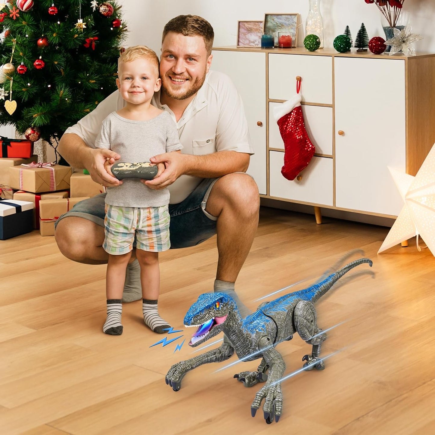 Skorter | RaptorMove – Remote Control Dinosaur Toy with Sound, LED and Realistic Movements