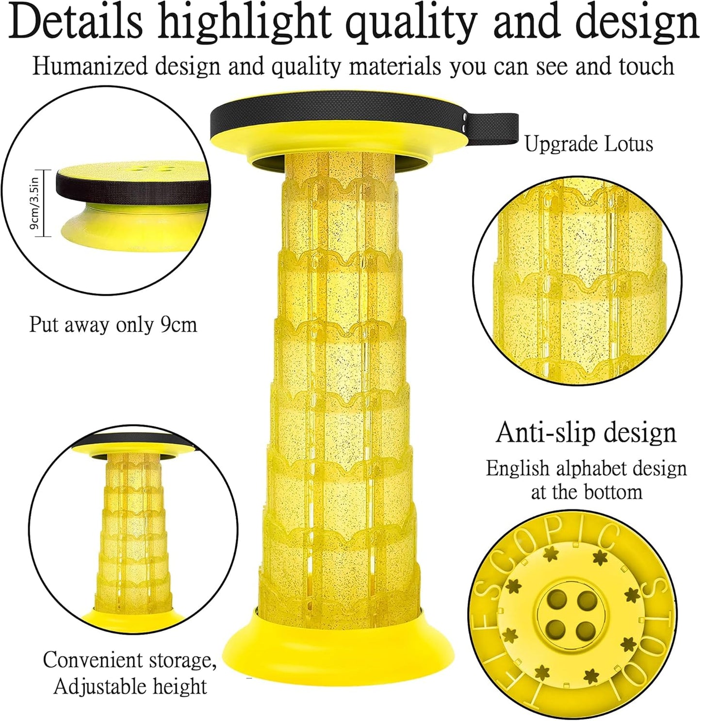 Skorter | Folding Stool Adjustable Height – SitMate