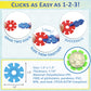 Skørter | Brain Flakes 500 Piece Connector Set - A Creative and Educational Alternative to Building Blocks - Tested for Children's Safety - A Great Stem Toy for Both Boys and Girls