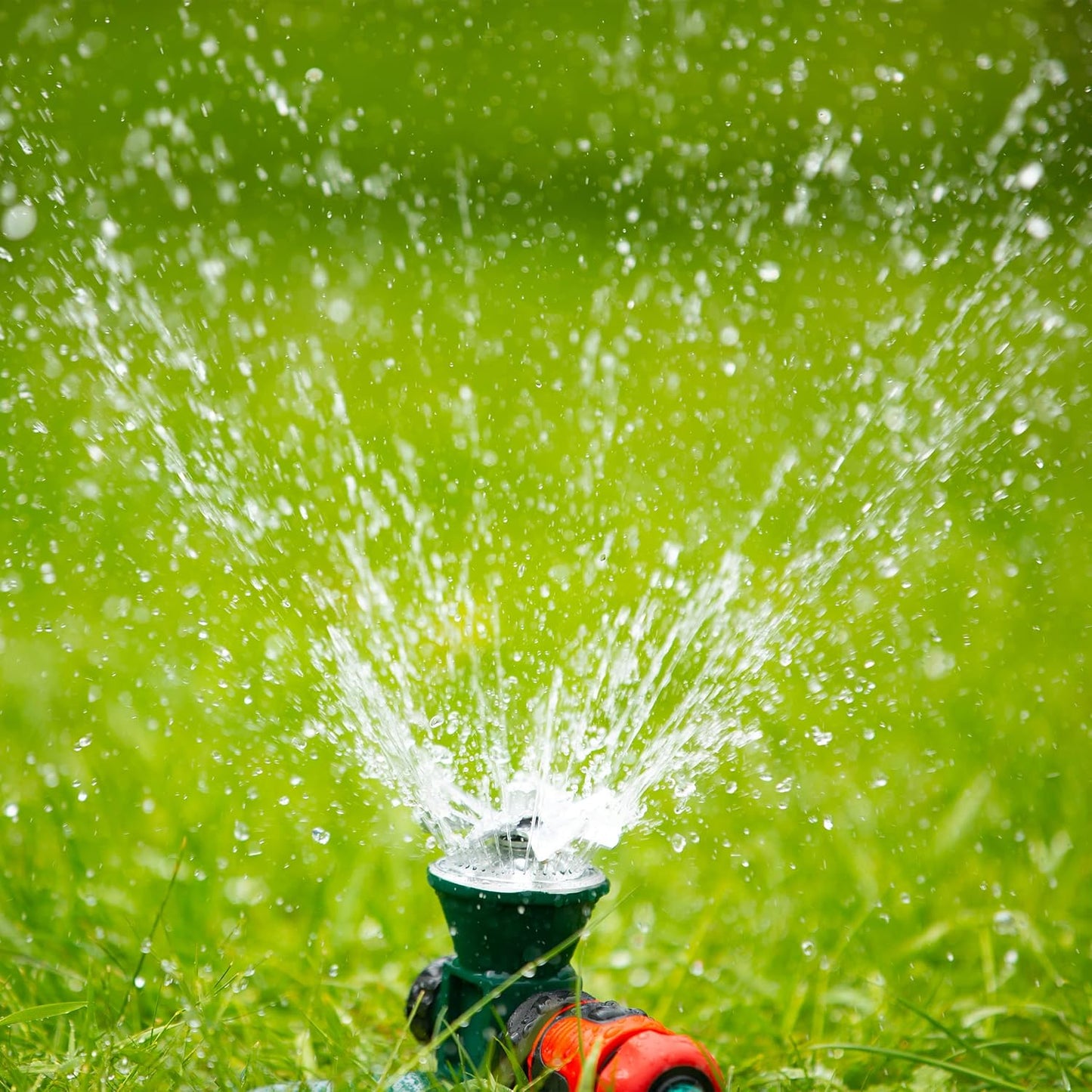 Skorter | 360-Degree Automatic Rotating Metal Lawn Sprinkler – Effective Garden Watering Spray Head