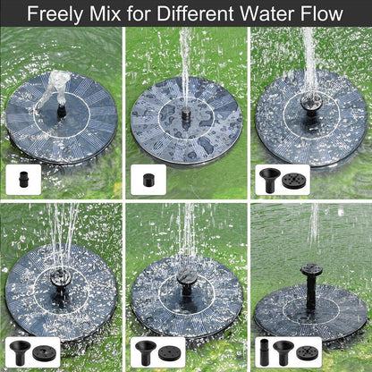 skorter | Solar fountain pump circular garden solar-powered water pump