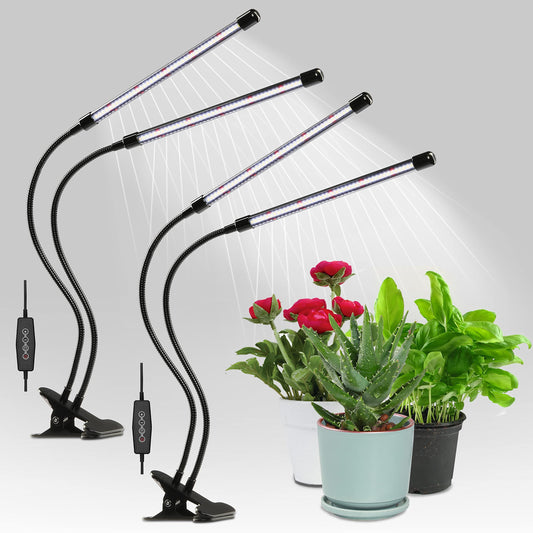 Skorter | Ipower Full Spectrum Clip Light With 84 LEDs, 3 Modes, 5 Dimmable Levels For Indoor Plants