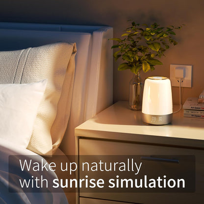 Skorter | Aurora Wake-Up Light with Natural Sounds – Gentle Sunrise Alarm Clock for a Refreshing Start