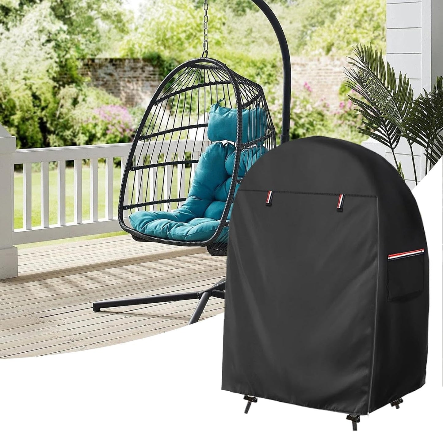 Skorter | Waterproof Egg Chair Cover with Double Zipper – Solara