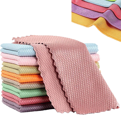 skorter | Fish scale microfiber polishing cleaning cloth