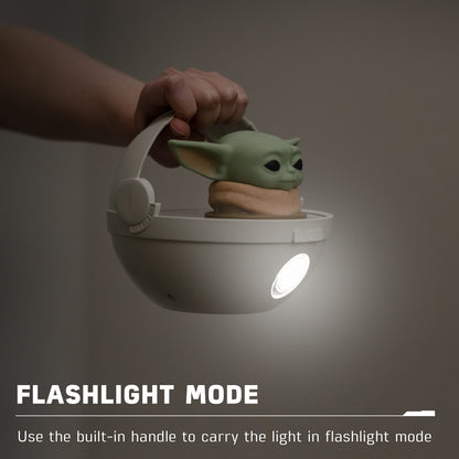 Skorter | Star Wars Baby Yoda Night Light - Color Changing Led Grogu Floating Bearer For Bed and Wall