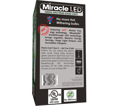 Skorter | Miracleled 604614 Green Spectrum 60W Grow Light For Indoor Plants, 1 Pack
