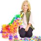 Skørter | Brain Flakes 500 Piece Connector Set - A Creative and Educational Alternative to Building Blocks - Tested for Children's Safety - A Great Stem Toy for Both Boys and Girls