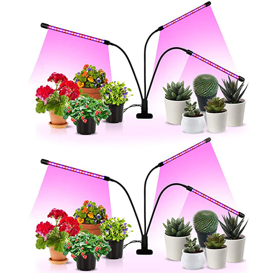 Skorter | Ipower Led Grow Light - Adjustable Goose Neck, Automatic On/Off, 3/9/12H Timer, Red&