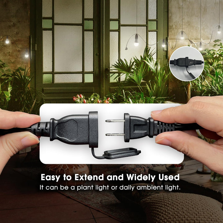 Skorter | Briignite Hanging Grow Light 5000K, Led Full Spectrum, 3 Replaceable Bulbs, 8.86Ft Cord