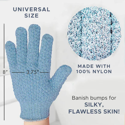 Skorter | Exfoliating Bath Gloves – Set of 2