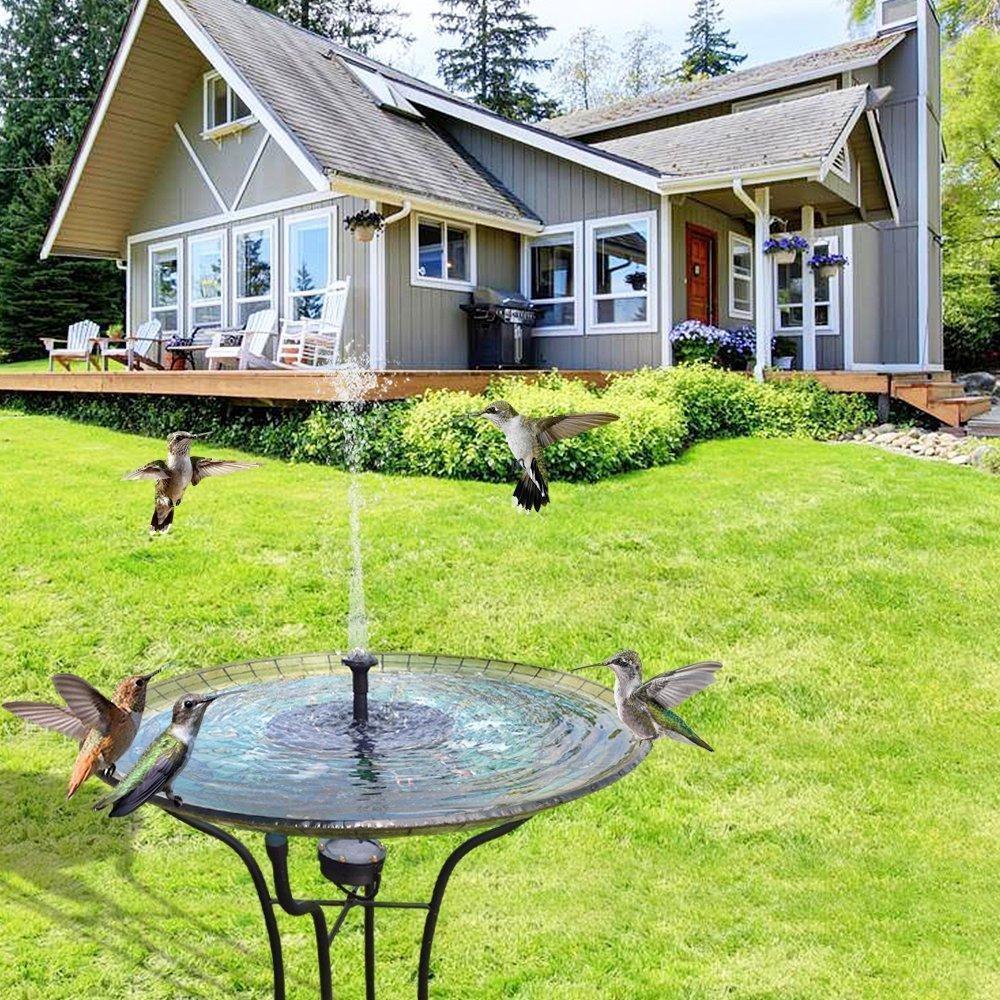 skorter | Solar fountain pump circular garden solar-powered water pump