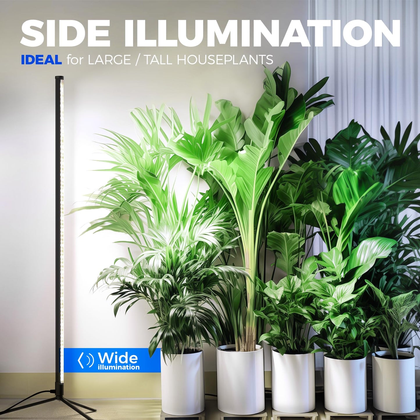 Skorter | Barrina 42W Full Spectrum Led Grow Light, 4Ft Height, Daylight White, Stand