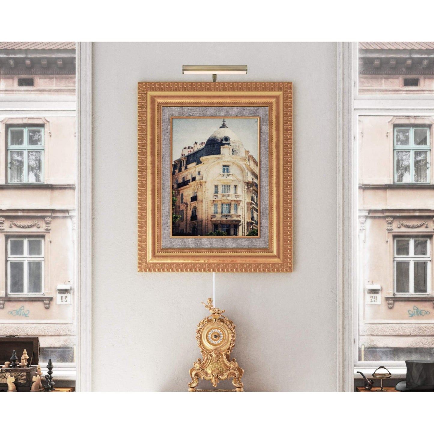 Skorter | Westinghouse 7" Adjustable Led Picture Light, 2W, Antique Brass Finish, 3000K, White