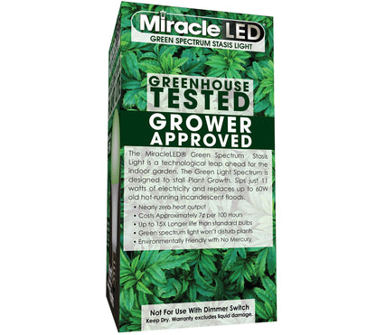 Skorter | Miracleled 604614 Green Spectrum 60W Grow Light For Indoor Plants, 1 Pack