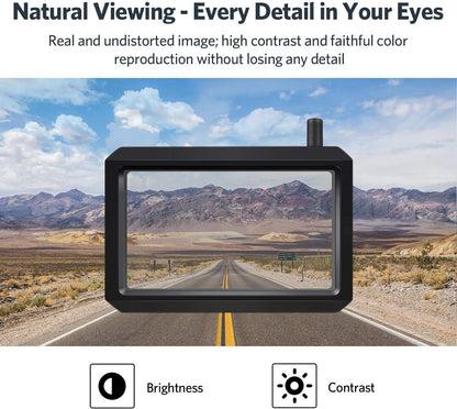 Skorter | Wireless Rear View Camera with 5" or 7" Monitor – 20m Night Vision & Waterproof Reversing System for Car, Van & Camper