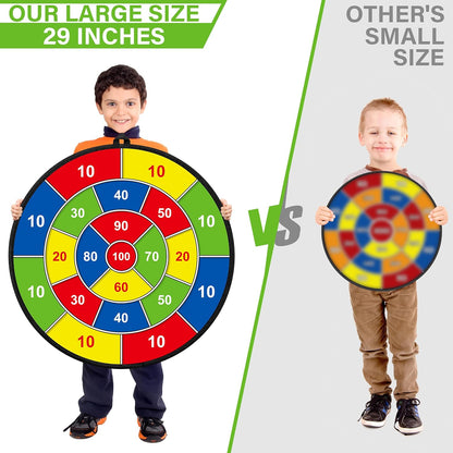 Skorter | Large double-sided dartboard for kids – Play, learn and relax