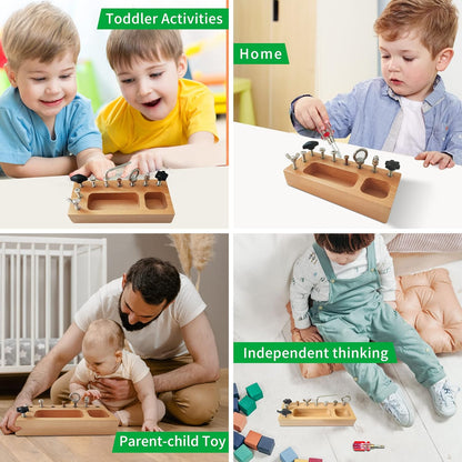 Skorter | Educational Montessori Busy Board - Creative Development For Children