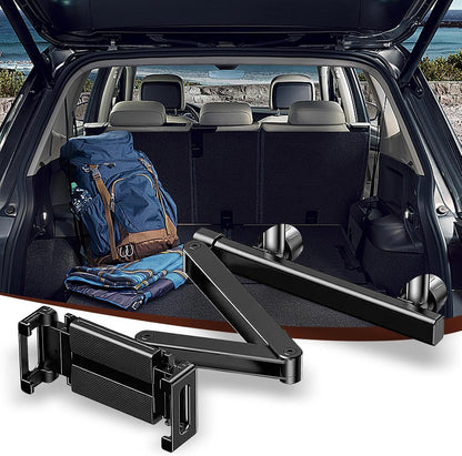 Skorter | Car Headrest Tablet Holder – Adjustable 360° Backseat Phone & Tablet Mount – Movira