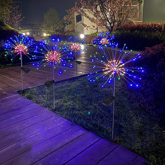 Skorter | Solar Powered LED Firework Garden Lighting