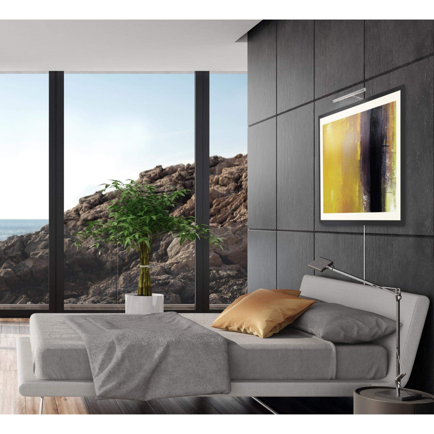 Skorter | Westinghouse 14" Adjustable Led Picture Lighting, 4W, Brushed Nickel, 3000K