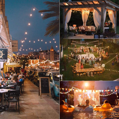 Skorter | Royaleva Outdoor Dimmable String Lights - 20 ft LED Ambient Lighting