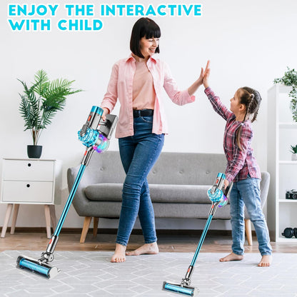 Skorter | 4-in-1 Kids Vacuum Cleaner | Real Working Toy Vacuum with Lights & Sounds