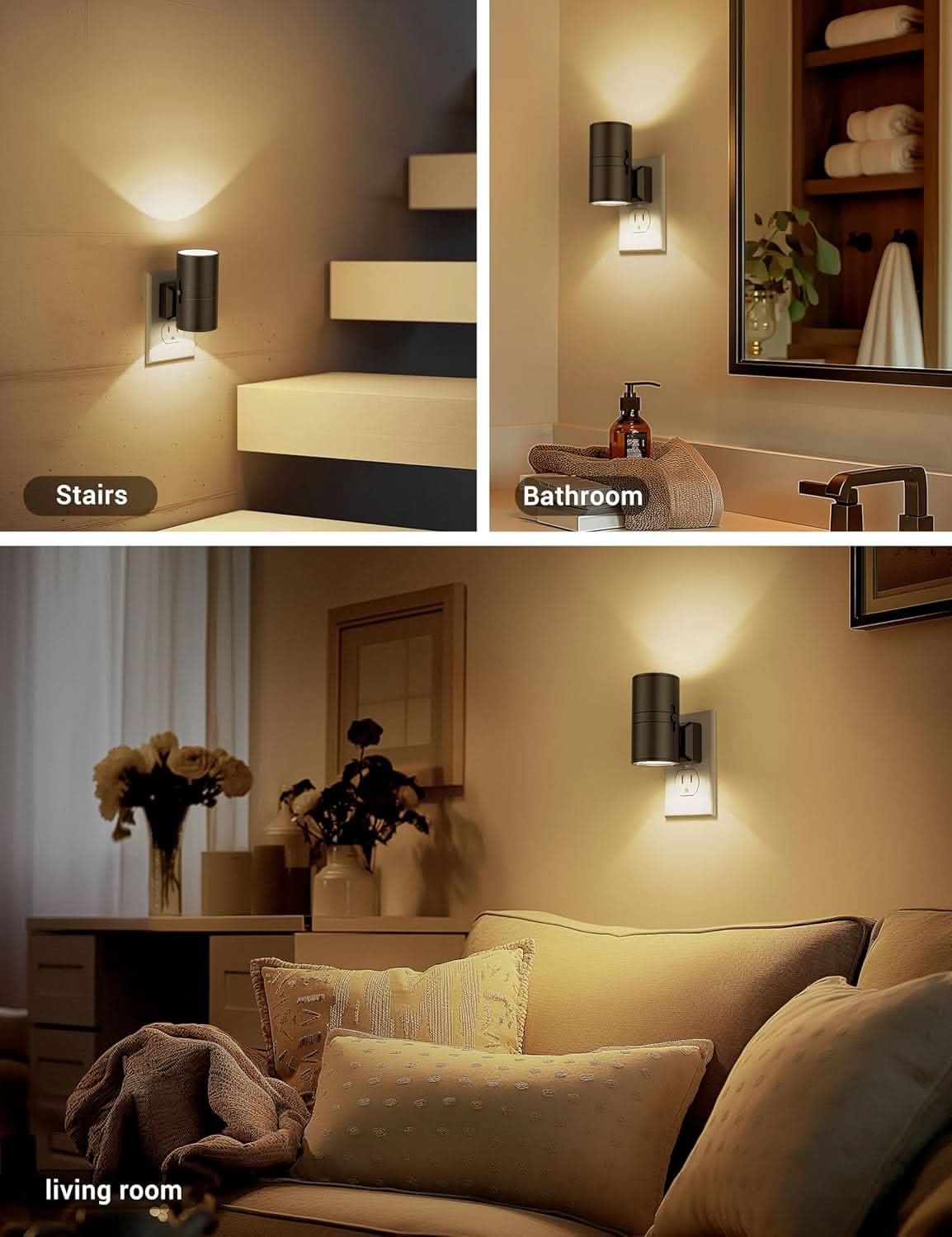 Skorter | NIGHTSENSE – LED night light with twilight sensor, glare-free & energy-efficient