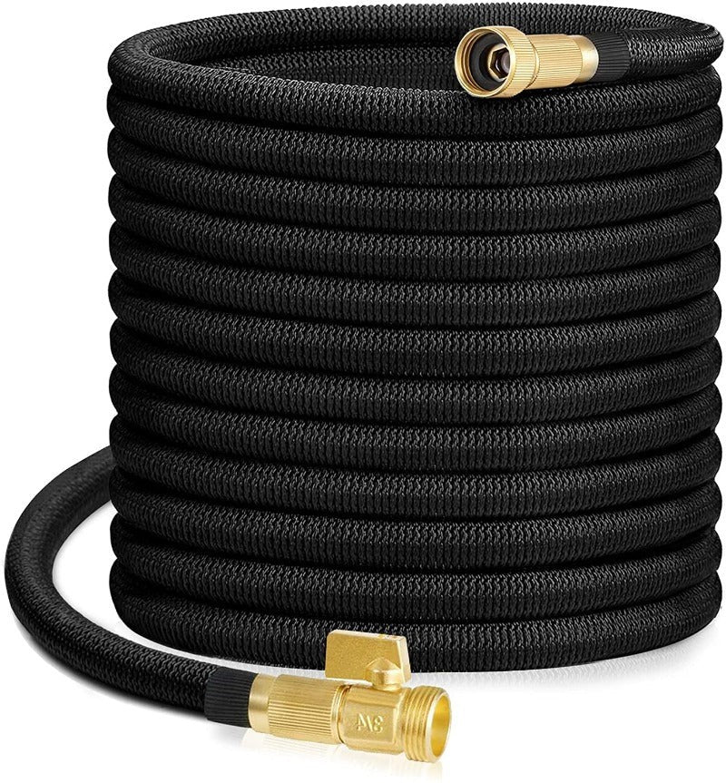 Skorter | AquaFlex Expandable Garden Hose – Lightweight, Flexible, Leakproof Water Hose with Brass Connectors