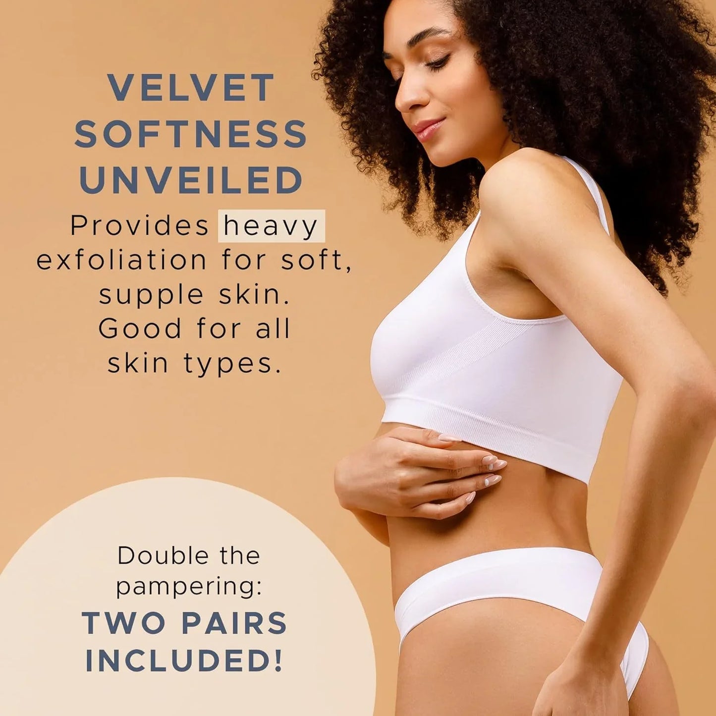 Skorter | Exfoliating Bath Gloves – Set of 2