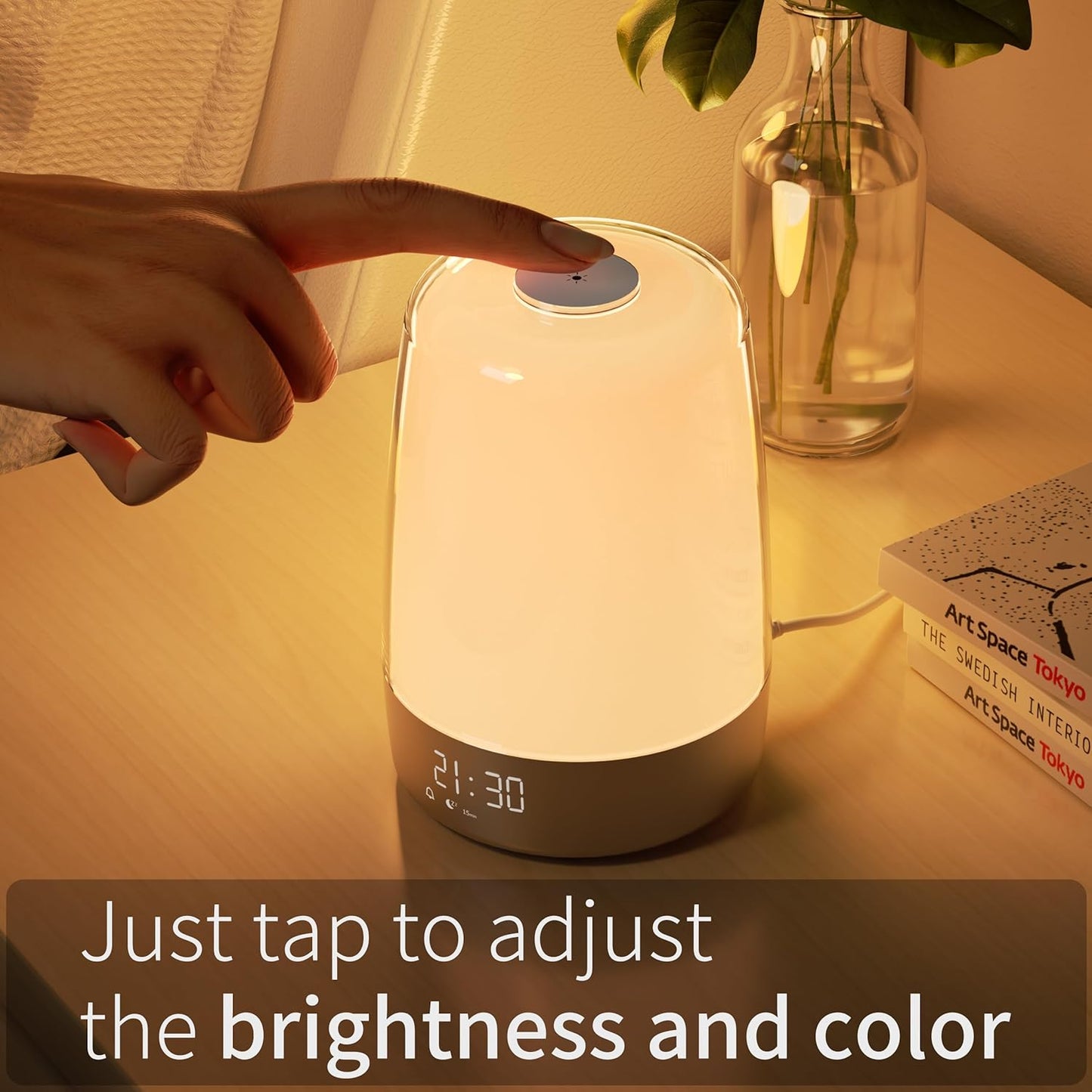 Skorter | Aurora Wake-Up Light with Natural Sounds – Gentle Sunrise Alarm Clock for a Refreshing Start