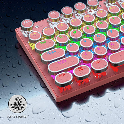 Skorter | 87-Key Mechanical Gaming Keyboard RGB Backlit Blue Switch