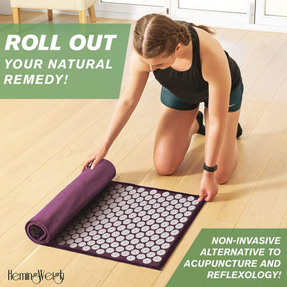 Skorter | Acupressure Pain Relief Massage Mat And Pillow Set