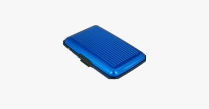 Skorter | Aluminium Metal Glossy Card Holder - Stylish Travel Wallet - Best Protection Against RFID Scanning