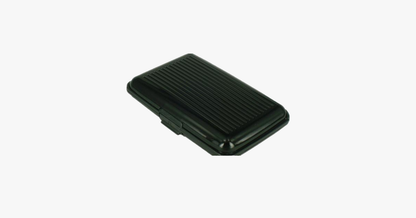 Skorter | Aluminium Metal Glossy Card Holder - Stylish Travel Wallet - Best Protection Against RFID Scanning