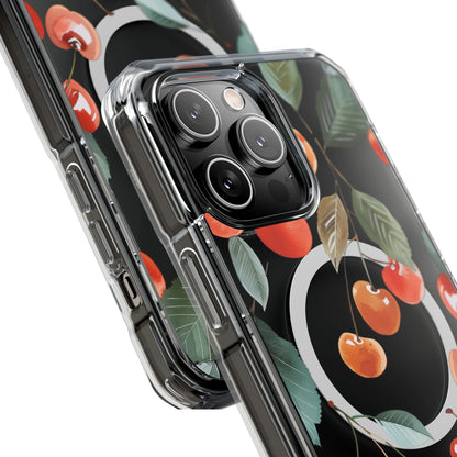 Skorter | Cherries Magnetic Clear Case for iPhone Series