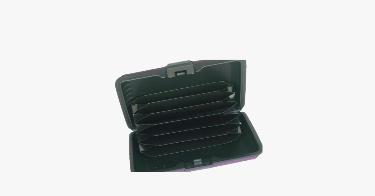 Skorter | Aluminium Metal Glossy Card Holder - Stylish Travel Wallet - Best Protection Against RFID Scanning