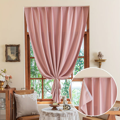 Skorter | 1 Piece Blackout Curtains - Self-Adhesive Window Decor for Bedroom and Living Room