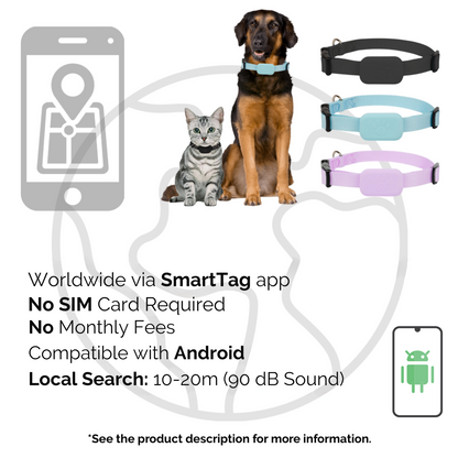 Skorter | AnimalTracker Mini – Smart Dog and Cat Bluetooth Collar Tracker